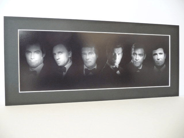 James Bond Black & White Print