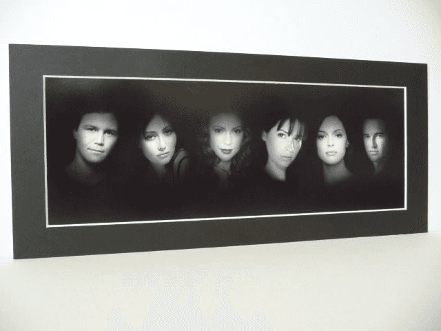 Charmed Cast Black &amp; White Print