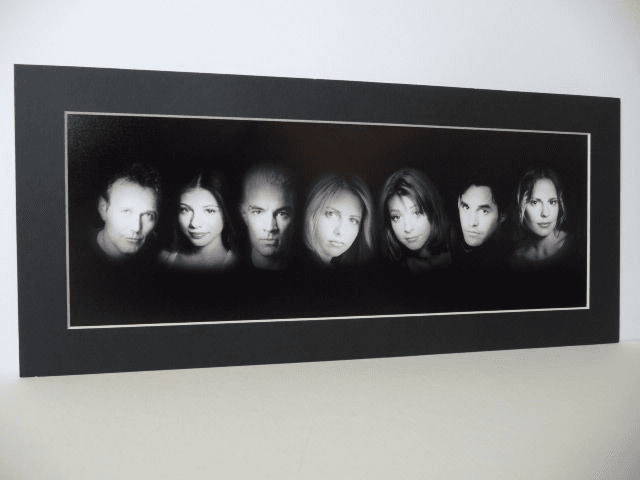 Buffy the Vampire Black &amp; White Print